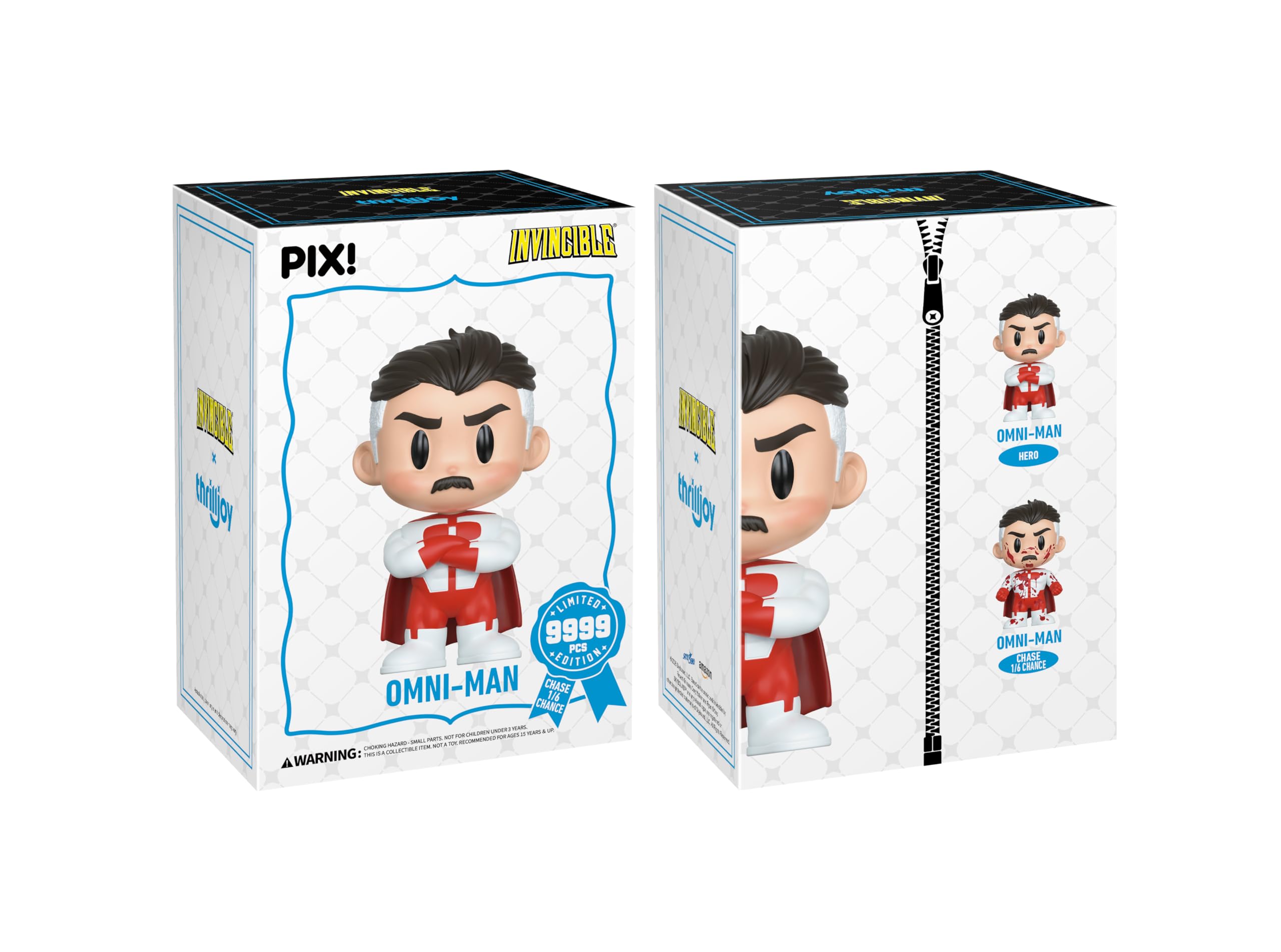 Amazon.com: Thrilljoy PIX! Invincible Omni-Man Vinyl Collectible