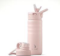 Vista 79 de Botella de agua aislada Ideus 12oz, botella de agua aislada de acero inoxidable para la escuela, botellas aisladas con popotes a prueba de fugas