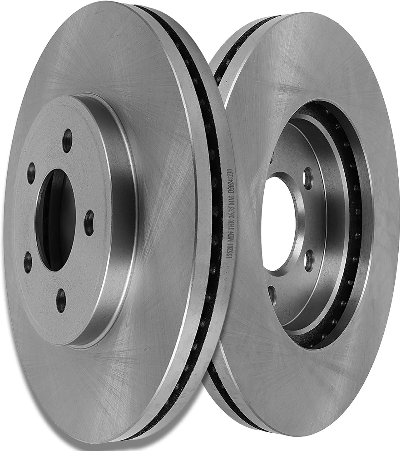 SCITOO Disc Brake Rotors Kits 54103 Front Vented Brake Rotors Fit For Ford For Crown Victoria 2003-2011,For Lincoln For Town Car 2003-2011,For Mercury For Grand Marquis 2003-2011
