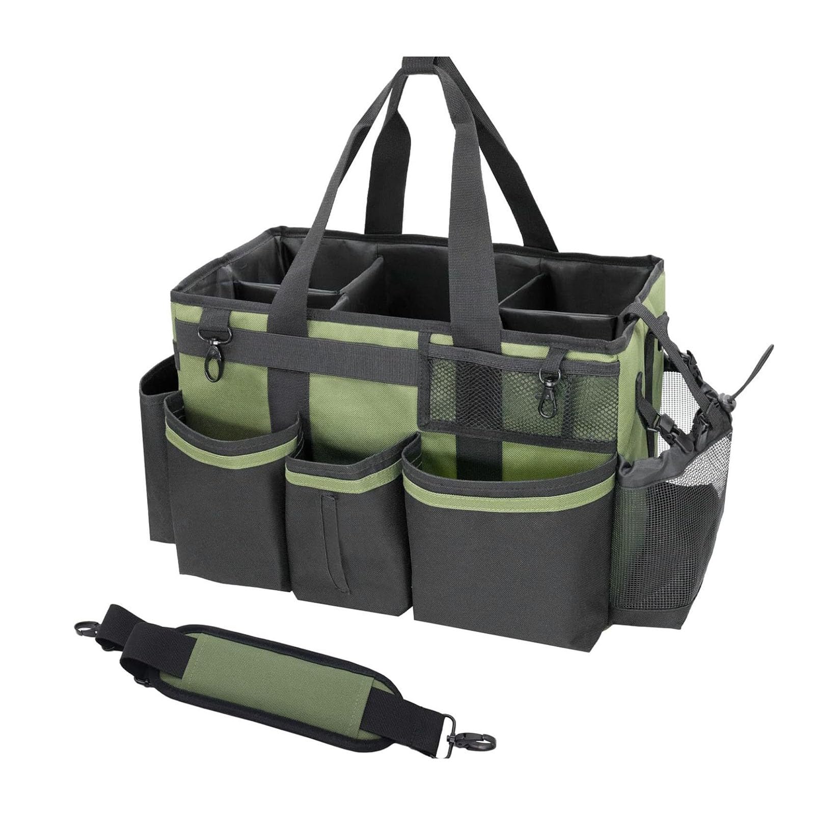 Piceioep Lightweight Utility Carrier with Removable Shoulder Strap and Handle for Car and Outdoor Use Ergonomic Wearable Utility Case with Shoulder Strap and Handle for Supplies Storage