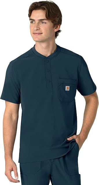 Carhartt Men's Men's Henley Scrub Top Men's Henley Scrub Top Pack of 1