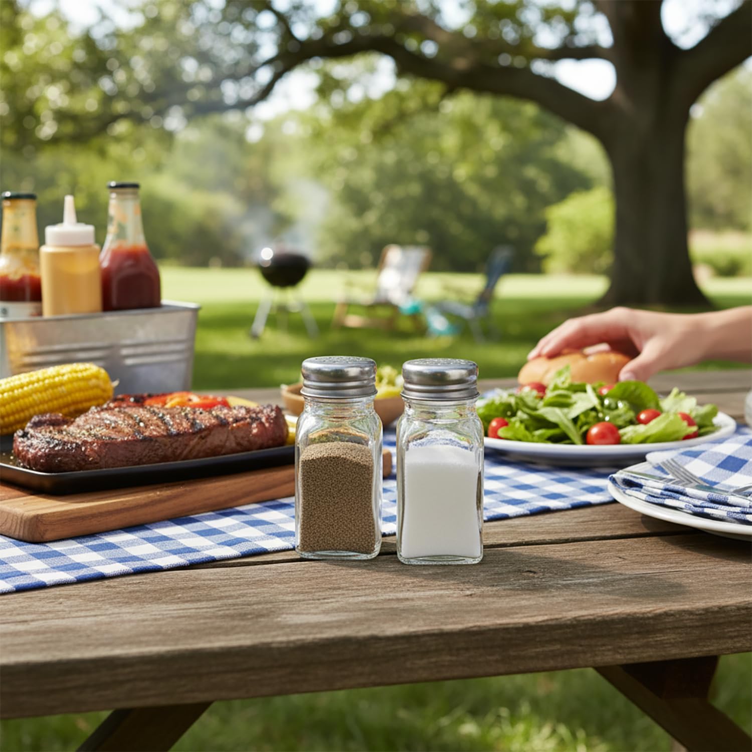 Amazon | (Clear) - Salt and Pepper Shakers Glass Set (Clear