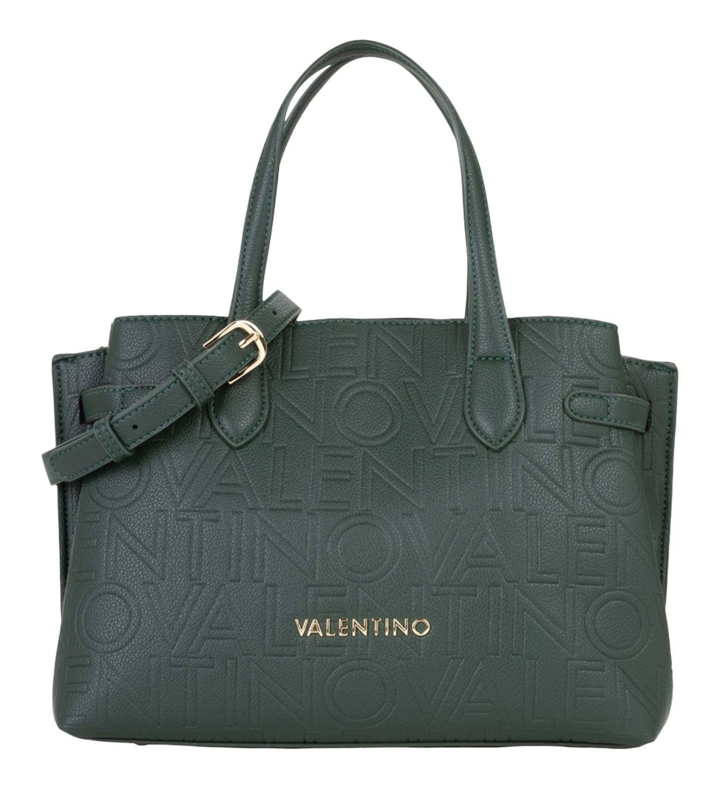 Valentino shoulder bag handbag Pansy Shopping Bag Bosco dark green