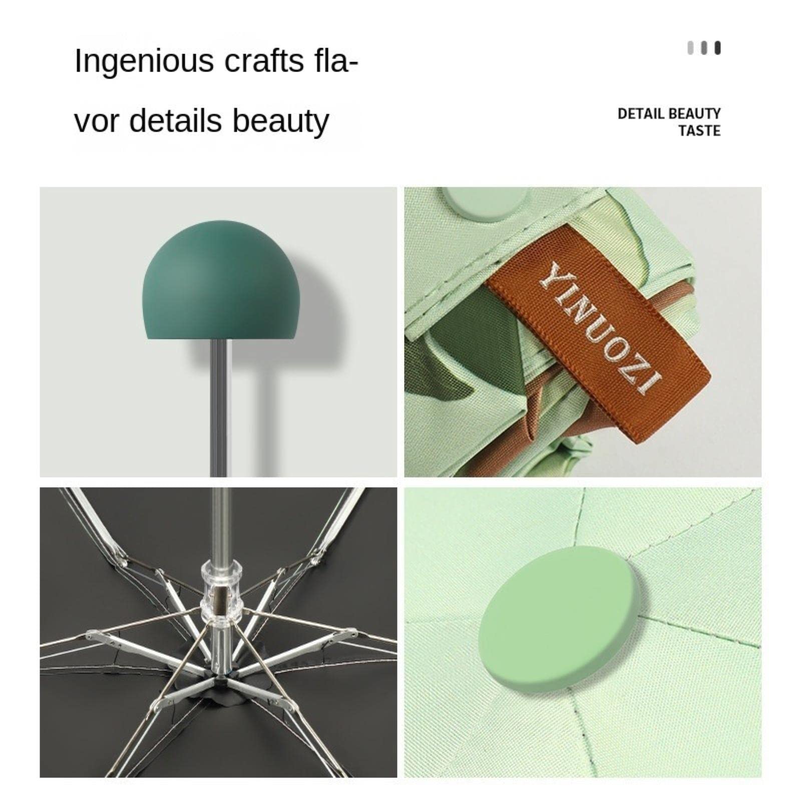 Kieszonkowy Parasol Parasol Owocowa Kapsułka Mini Parasol dla Kobiety Ochrona Słońce Parasolka UV Składane 5-krotnie Super Małe Pudełko Przenośne