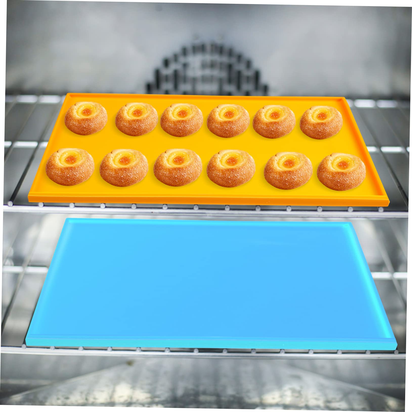 MAGICLULU Silikon Backmatte mit Spatel Antihaftend Wiederverwendbar Hitzebeständig von 50 °c bis 250 °c für Backofen und Küche