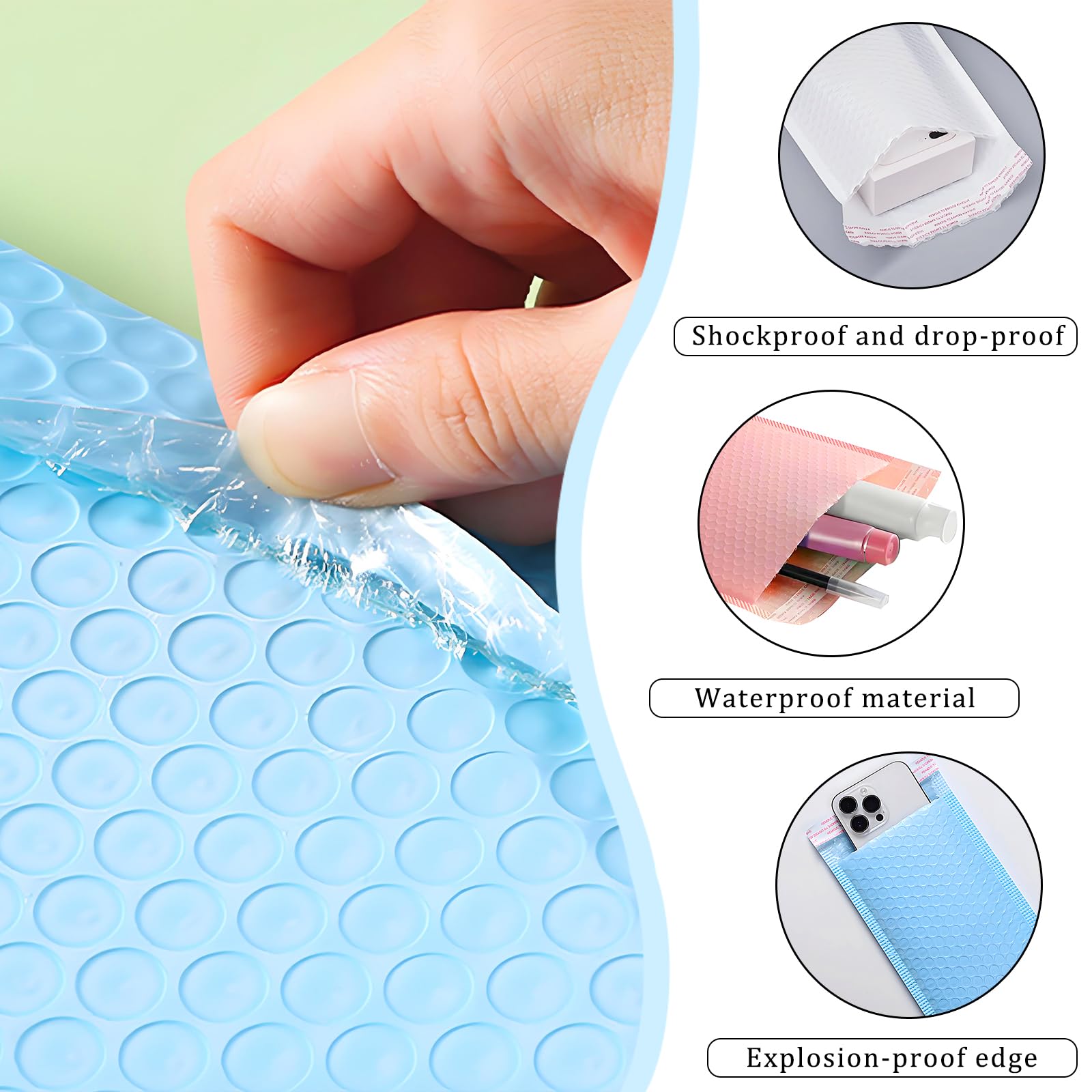 25-Pack Bubble Mailers 9x12 Inch - Padded Shipping Envelopes For Small Business