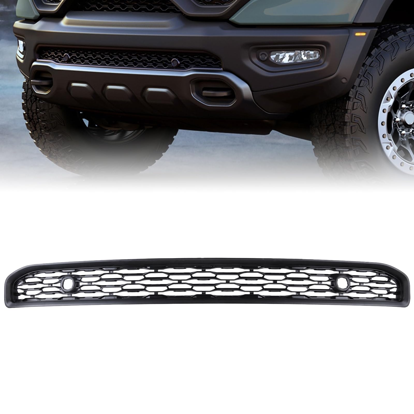 Amazon.com: Surakey 68334531AD Front Lower Grille Black Front