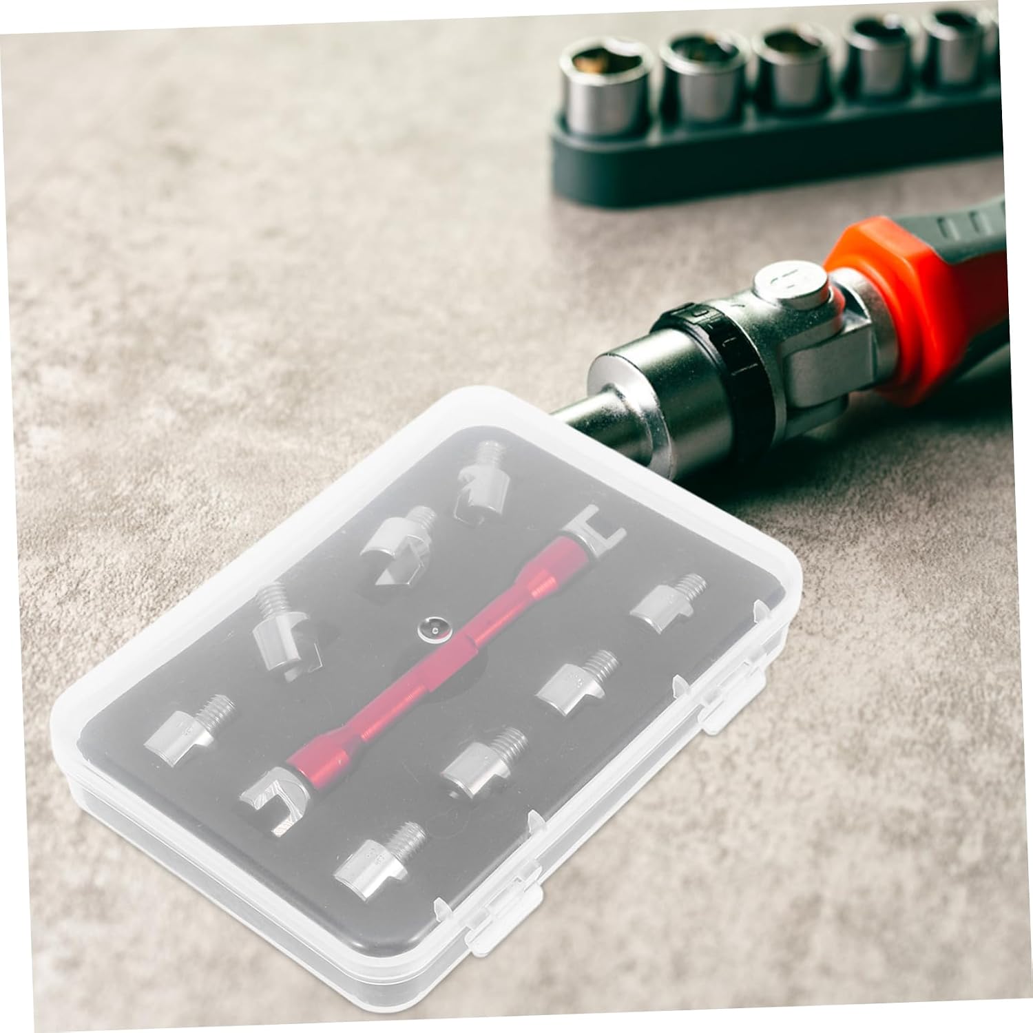 1Set Spokes Wrench and Tips Kit for Dirt and Mountain Bikes Durable Tool with Carrying Box User Friendly Design for Easy Essential