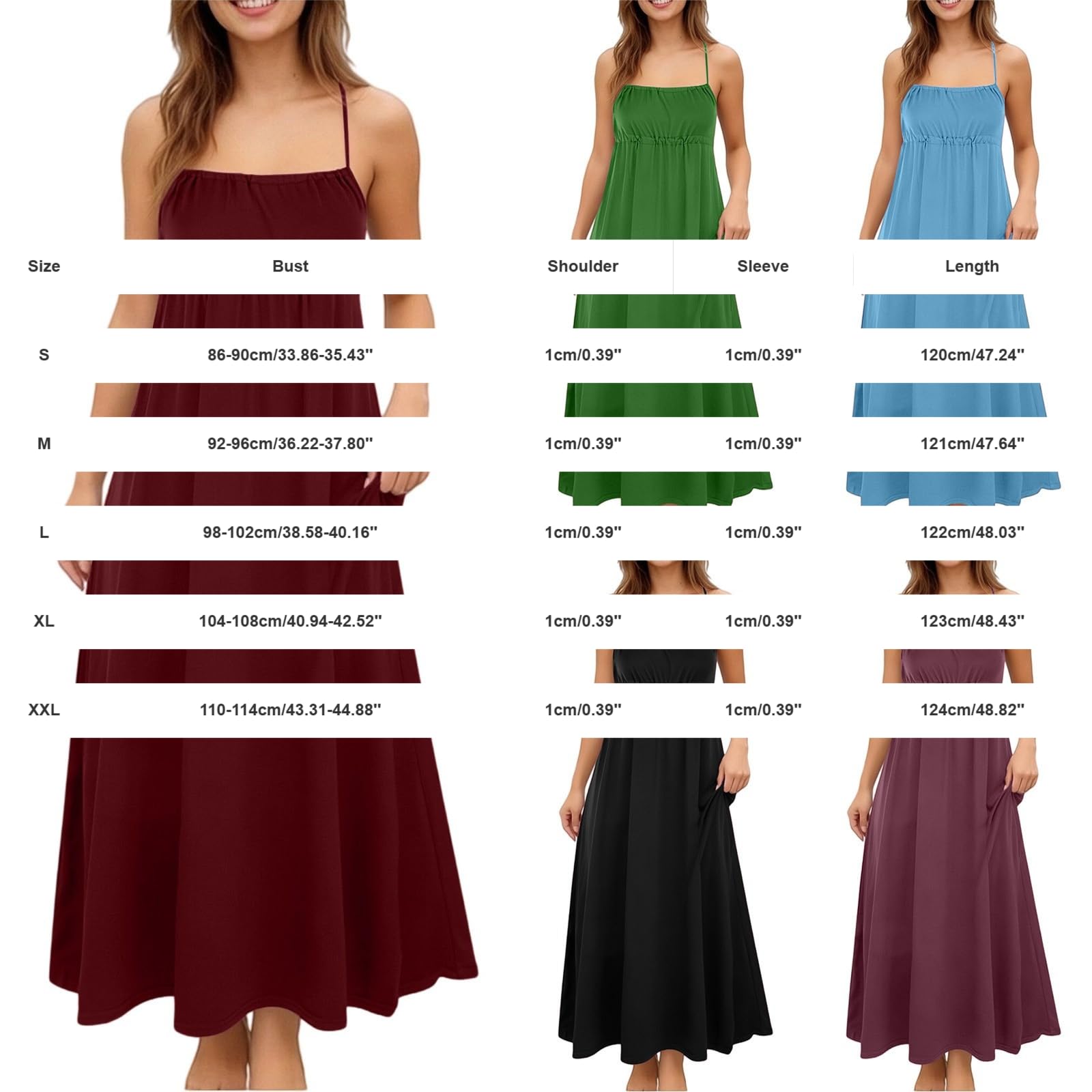 Vestido largo de muselina de verano para mujer, vestido informal ajustado, sin mangas, elegante, bohemio, vestido de playa, tirantes delgados, vestido de línea A, vestido de ocio aireado