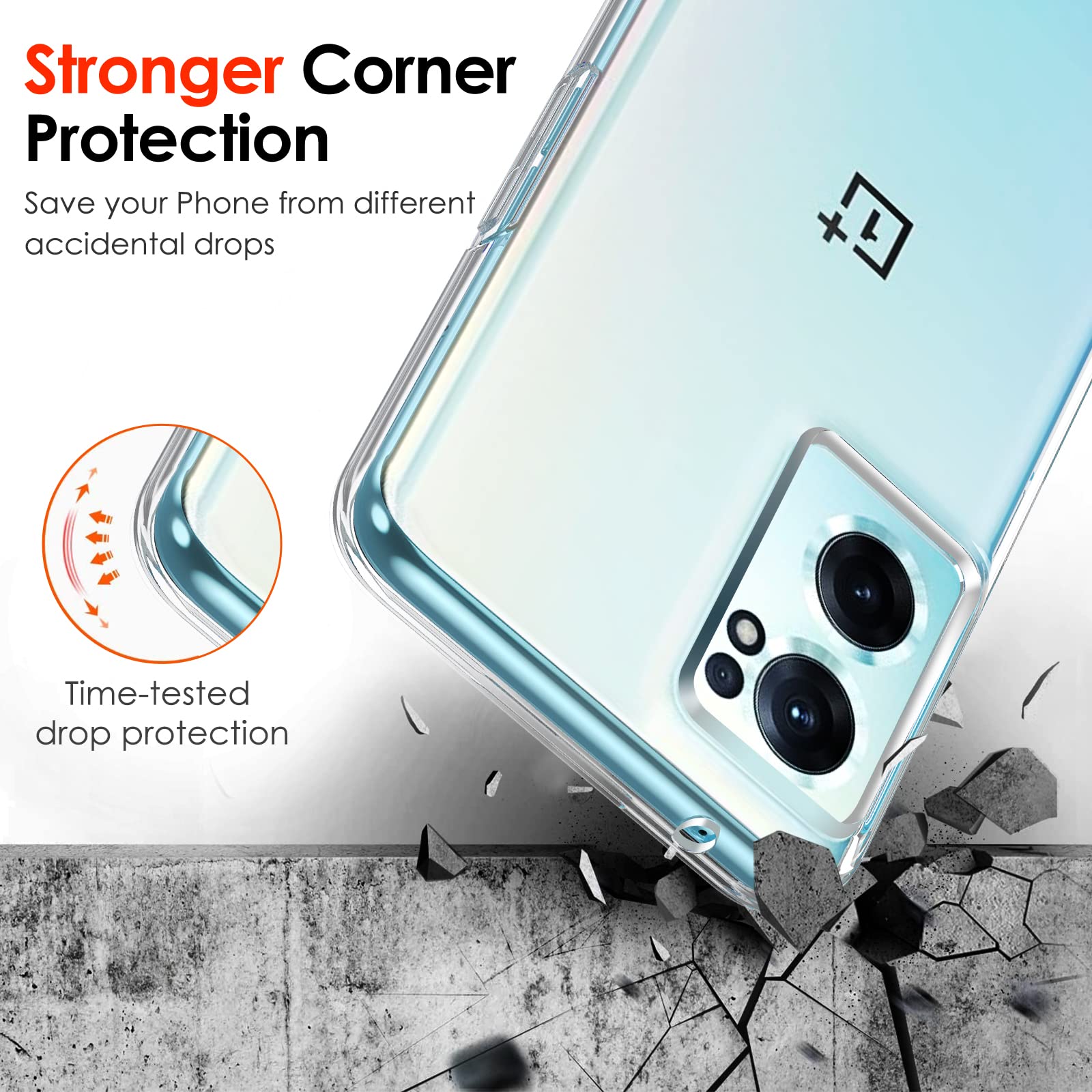 Cover Morbida Trasparente + Vetro Temperato Per OnePlus Nord CE 5G | Protezione Totale Antiurto - Foto 2