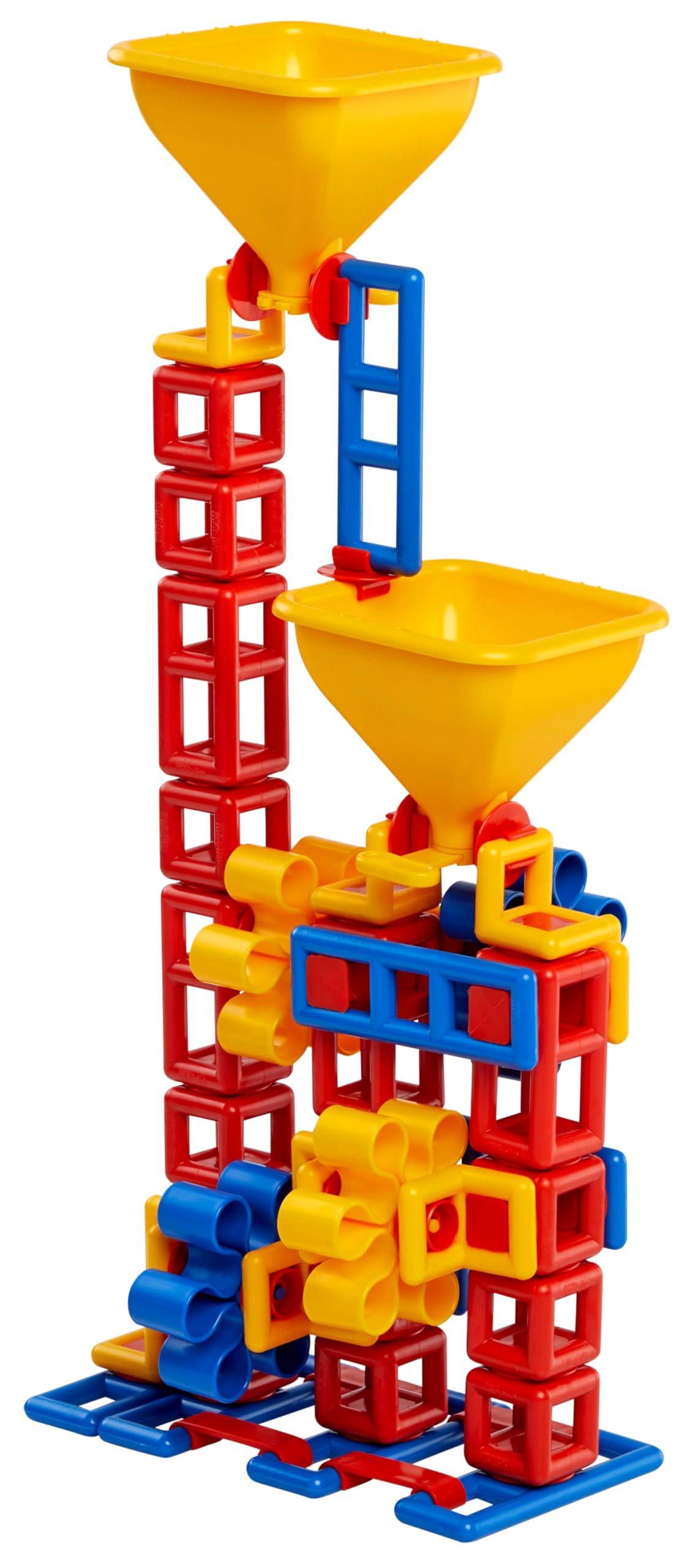 FLOW Advanced: experimentieren mit Sand, 134 Teile - Kreatives Konstruktionsspielzeug made in Germany - bauen, spielen, lernen für Kinder 3 - 8 Jahre