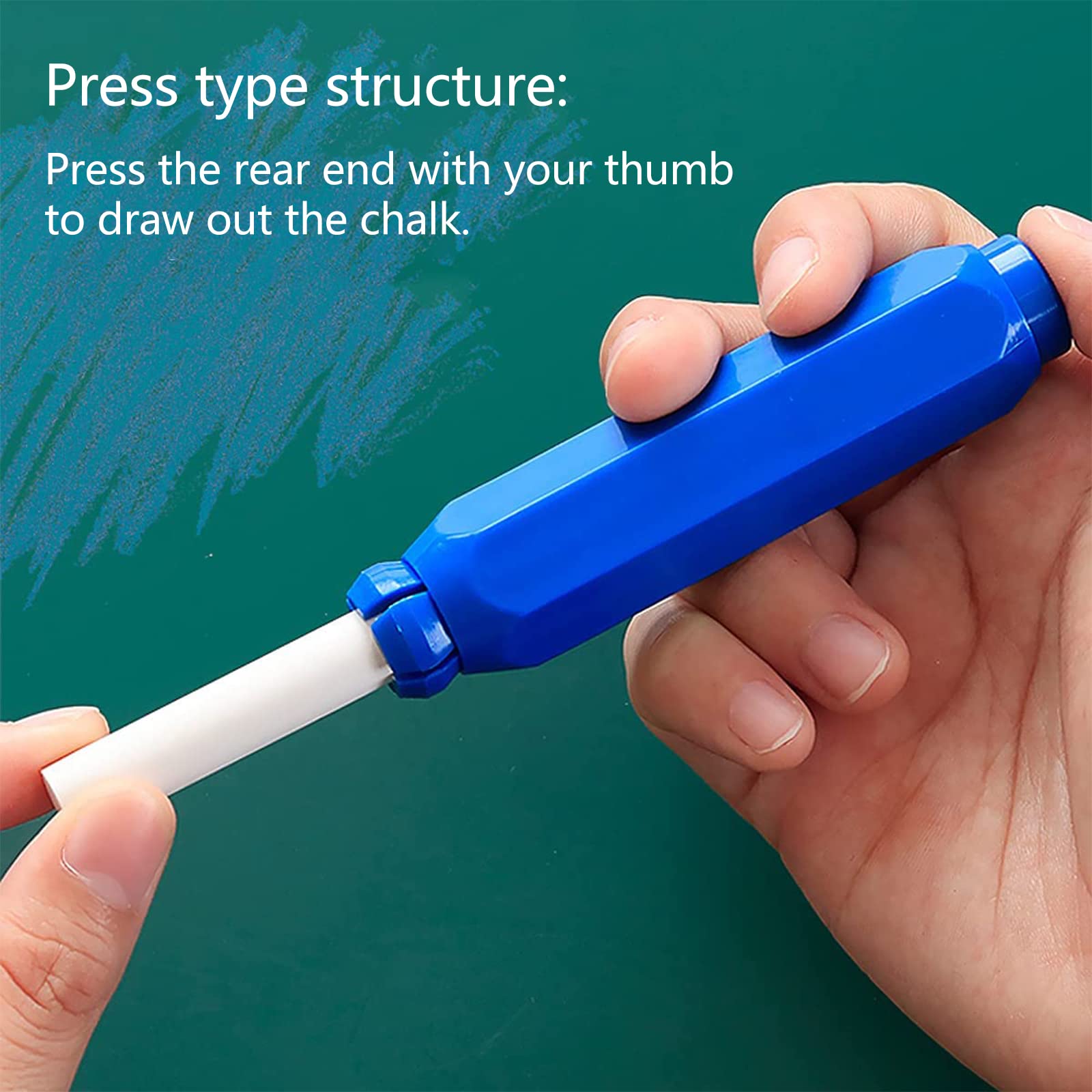 Soportes de Tiza Magnético de Plástico, Titular Ajustable, Cubierta de Clip de Reemplazo para Niños, Profesores, Oficina y Escuela, 4PCS