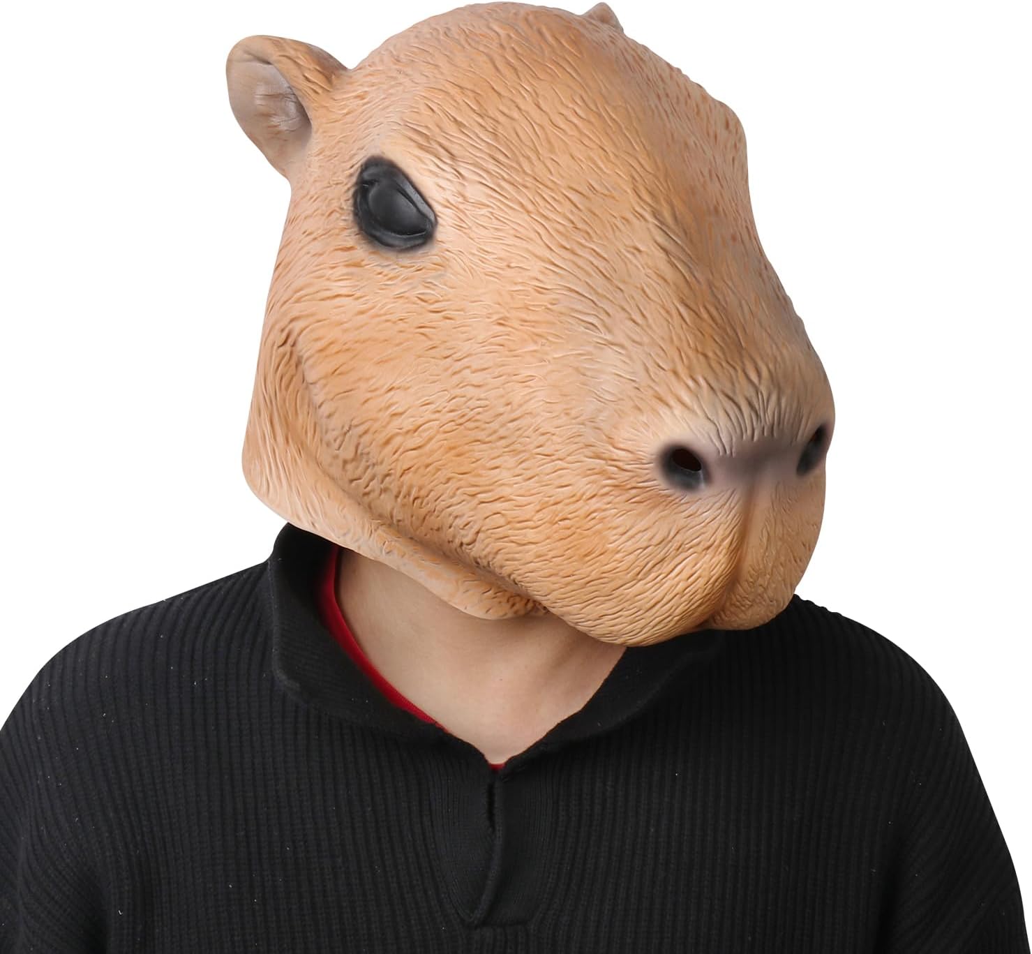 Capybara Costume Mask Funny Animal Head for Halloween Party Cosplay - Image 2