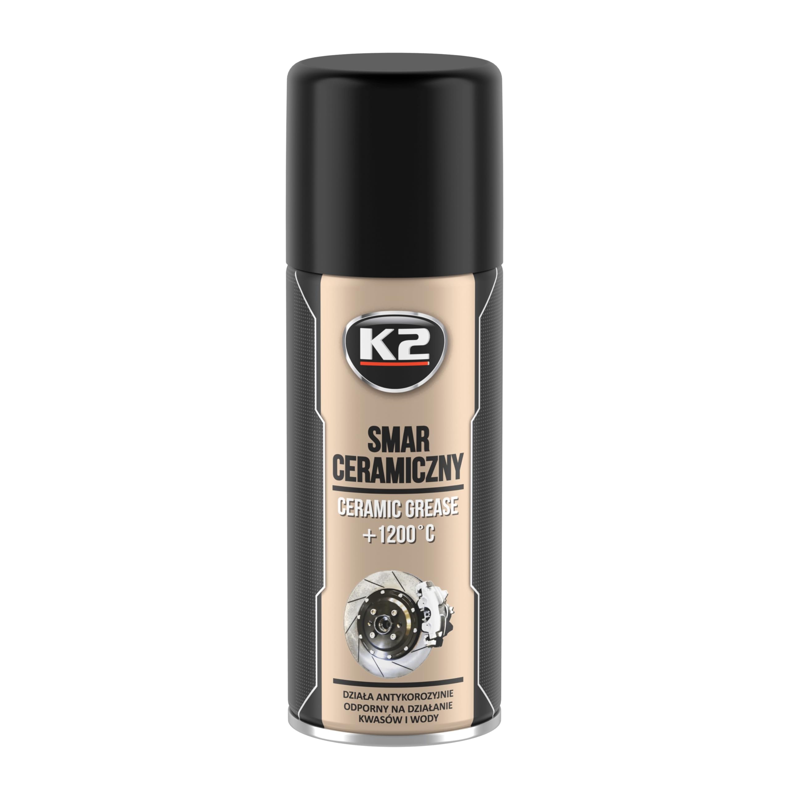 K2 Grasa Cerámica Pack de 12 Ideal para Altas Temperaturas y Presiones, Compatible con ABS y ESP 400ml
