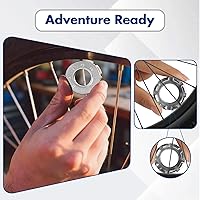 Vista 7 de Llave de radios - Llave de radios endurecida para bicicleta, herramienta de llanta de radios para ajuste y reparación de tensión de rueda