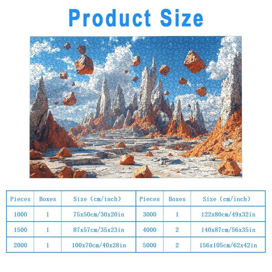 Puzzle 1500 Piezas Montaña para Adultos, Puzzle Paisajes de Madera con Caja Regalo para Adultos, Rompecabezas Desafiante para Toda la Familia, Rompecabezas para Regalo Mujer, Regalo Hombre, -5727