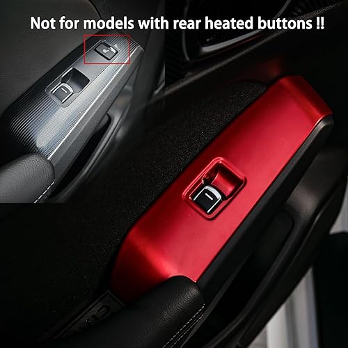 Vista 10 de CKE 4 piezas compatibles con Honda Civic 2026 2025 2024 2023 2022 Accesorios para reposabrazos de puerta de automóvil, ventana de automóvil, panel