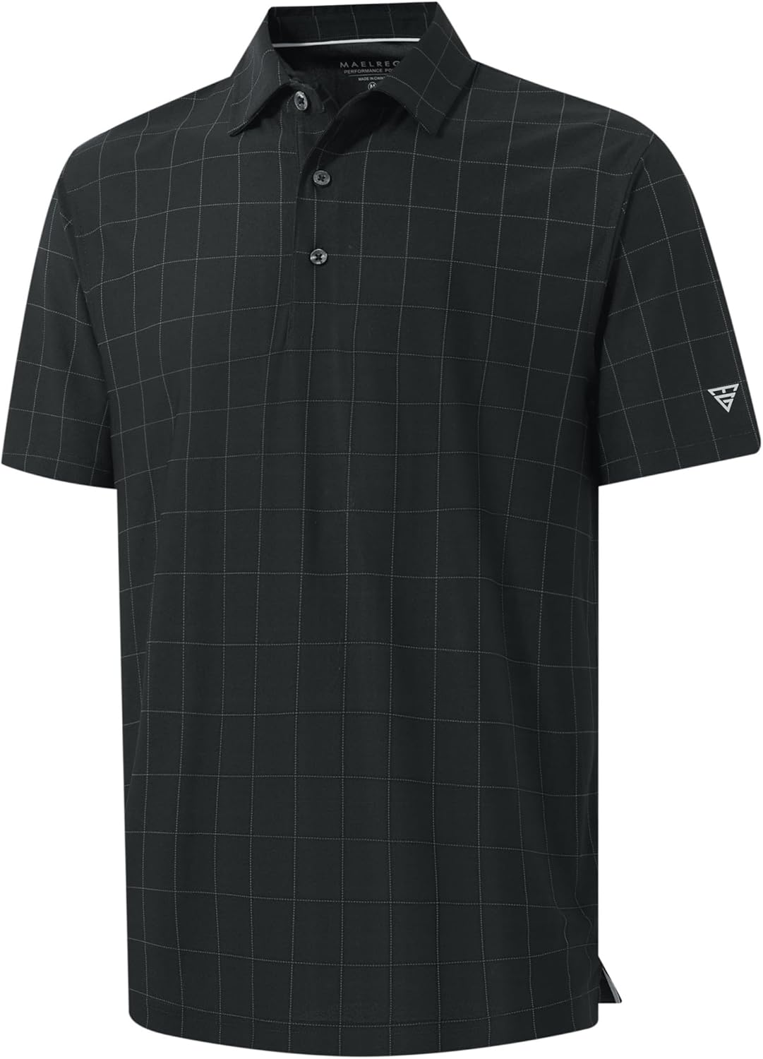 M MAELREG Men's Golf Shirts Short Sleeve Lightweight Performance Moisture Wicking Dry Fit Casual UPF 30+ Polo Shirts for Men