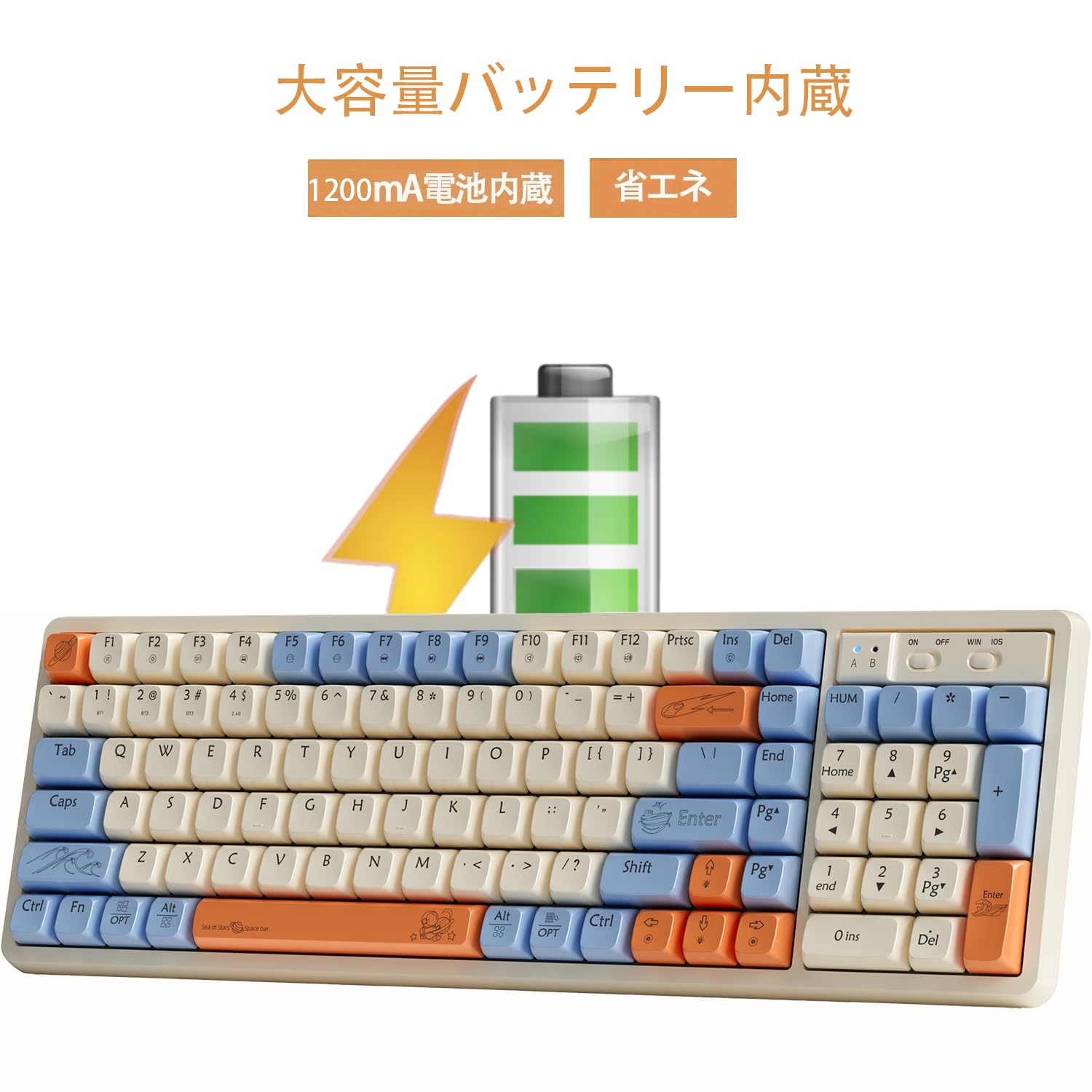 キーボード　まとめて Amazon | YUNZII X75 PRO 82キーワイヤレス ホットスワップ対応