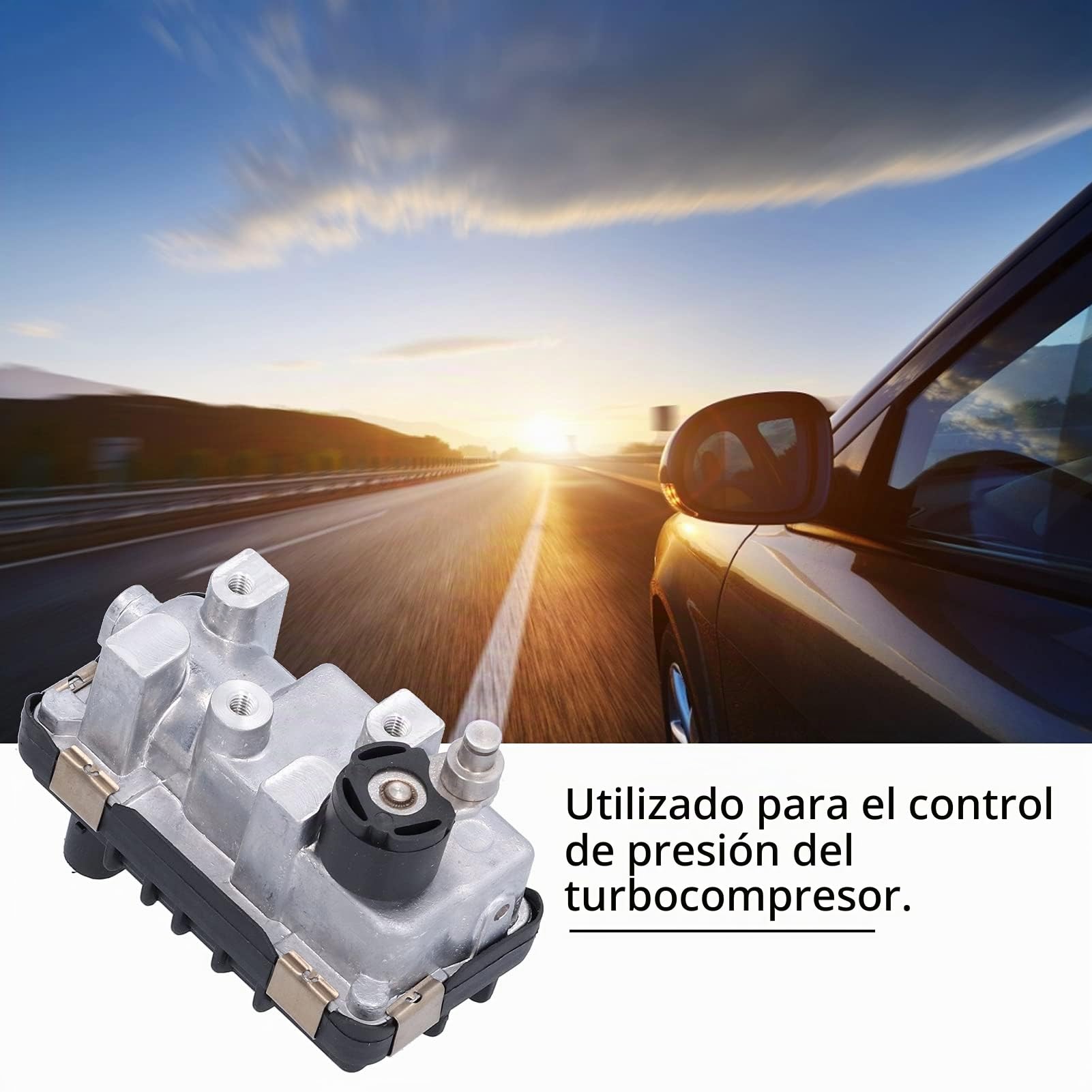 Turbo Actuador Electrónico Actuador del Turbocompresor 6NW‑009‑420 Reemplazo para la Clase C E GLM R