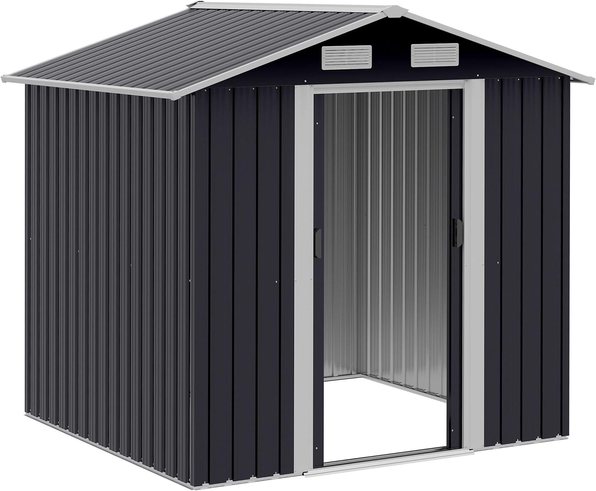 GOPLUS Metall Gerätehaus 4,07 M² – 213x191x195  Produktbild-Vorschau 1