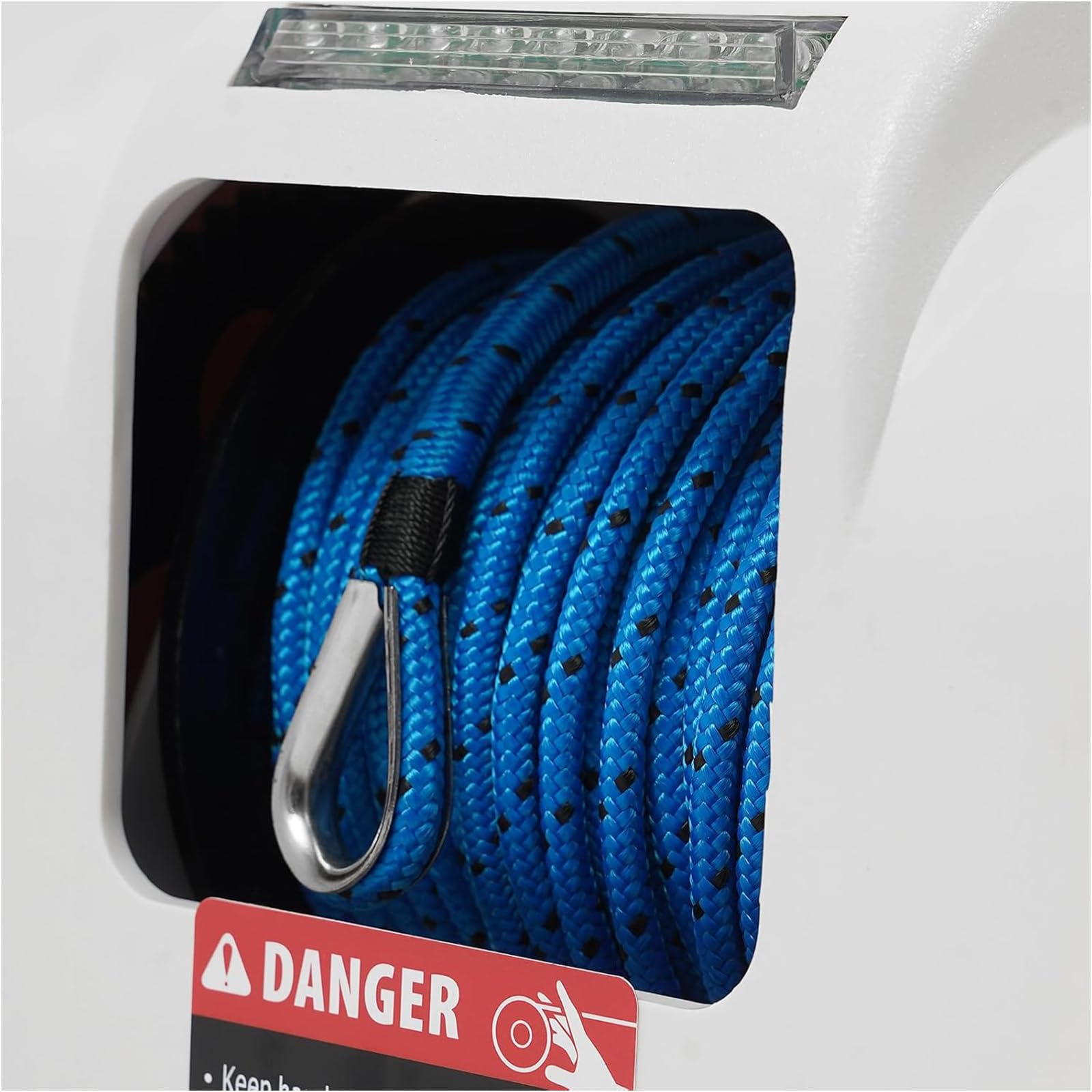 Kit Verricello Ancoraggio Elettrico per Barche 12V Salpa Ancore Marino Maniglie Ancore Fino a 20,4 Kg, Set Completo per Motoscafi e Acqua Salata