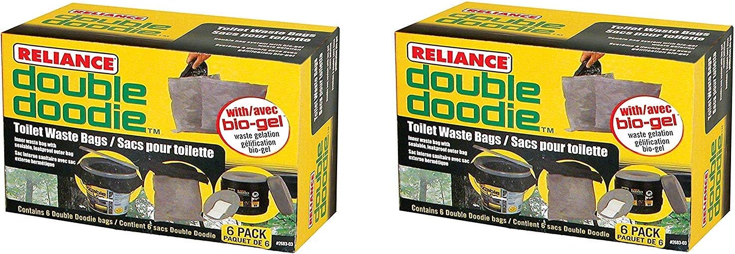 Reliance Products 2683-03 Double Doodie Toilet Waste Bags