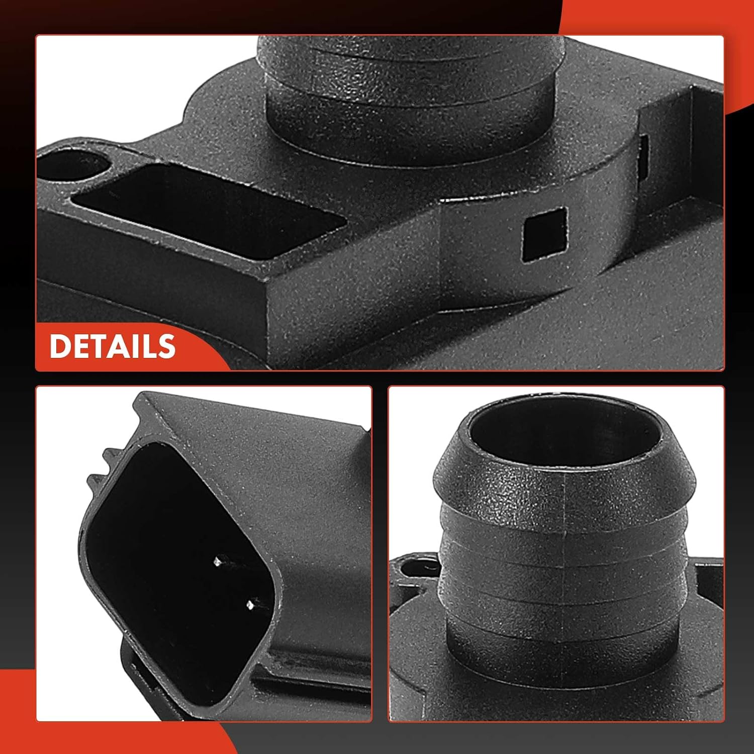 A-Premium Power Brake Booster Sensor [3 Pins] Compatible with Dodge Grand Caravan 2010, Journey 2011, Durango 2006-2009 & Chrysler Aspen 2007-2009