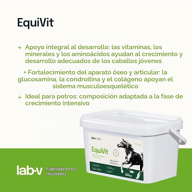 Foto 3 de 4 de Lab-v EquiVit 2 kg - Complemento alimenticio dietético para caballos