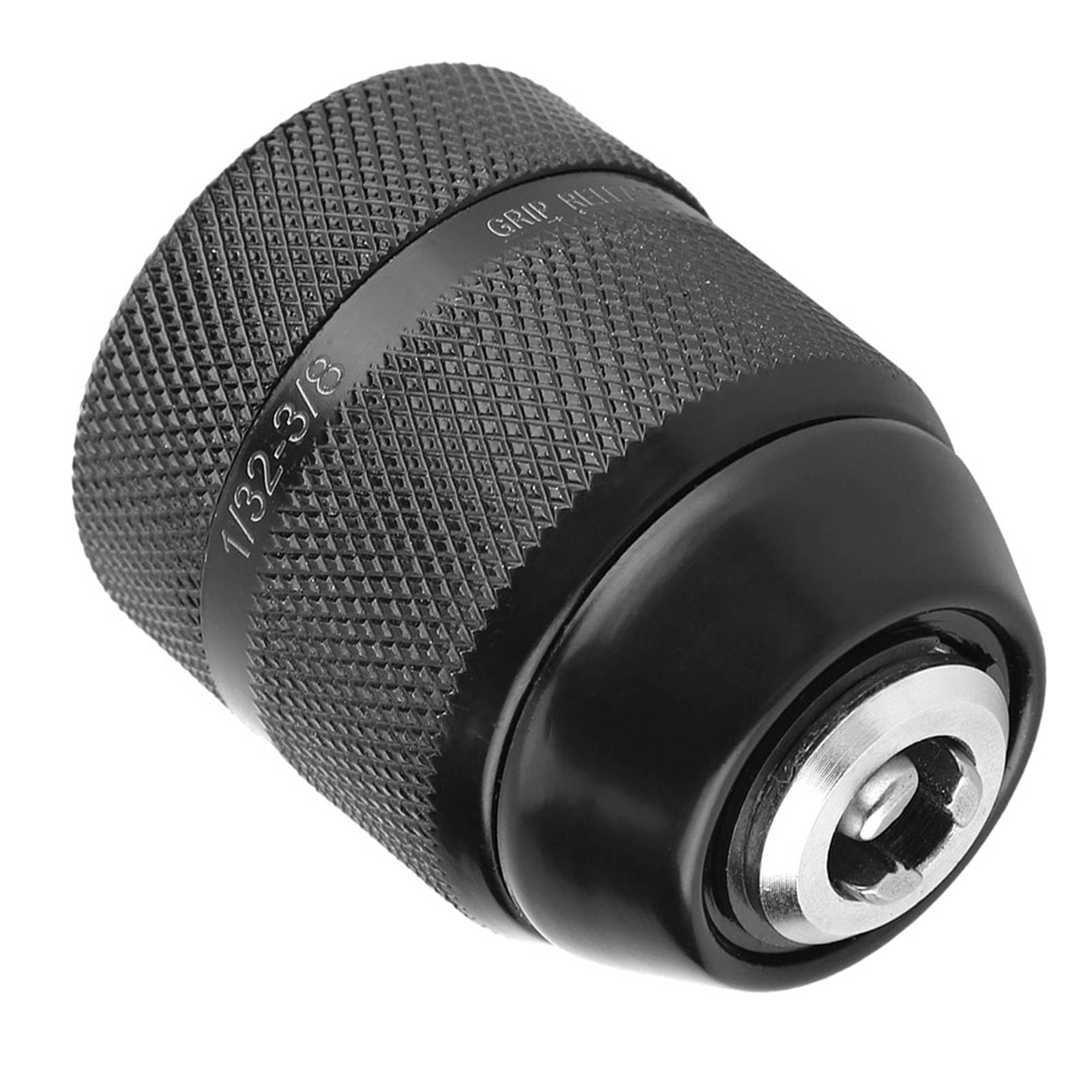 All Metal Keyless Drill Chuck 3/8 Thread, 0.8mm‑10mm with Enhanced Grip for Hand and Electric Drills
