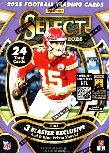 2025 Panini SELECT Football Series Sealed 24 Card Blaster Box