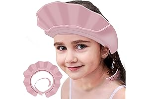 KOMIDK Kids Shower Cap, Safe Shampoo Bathing Hat for Baby