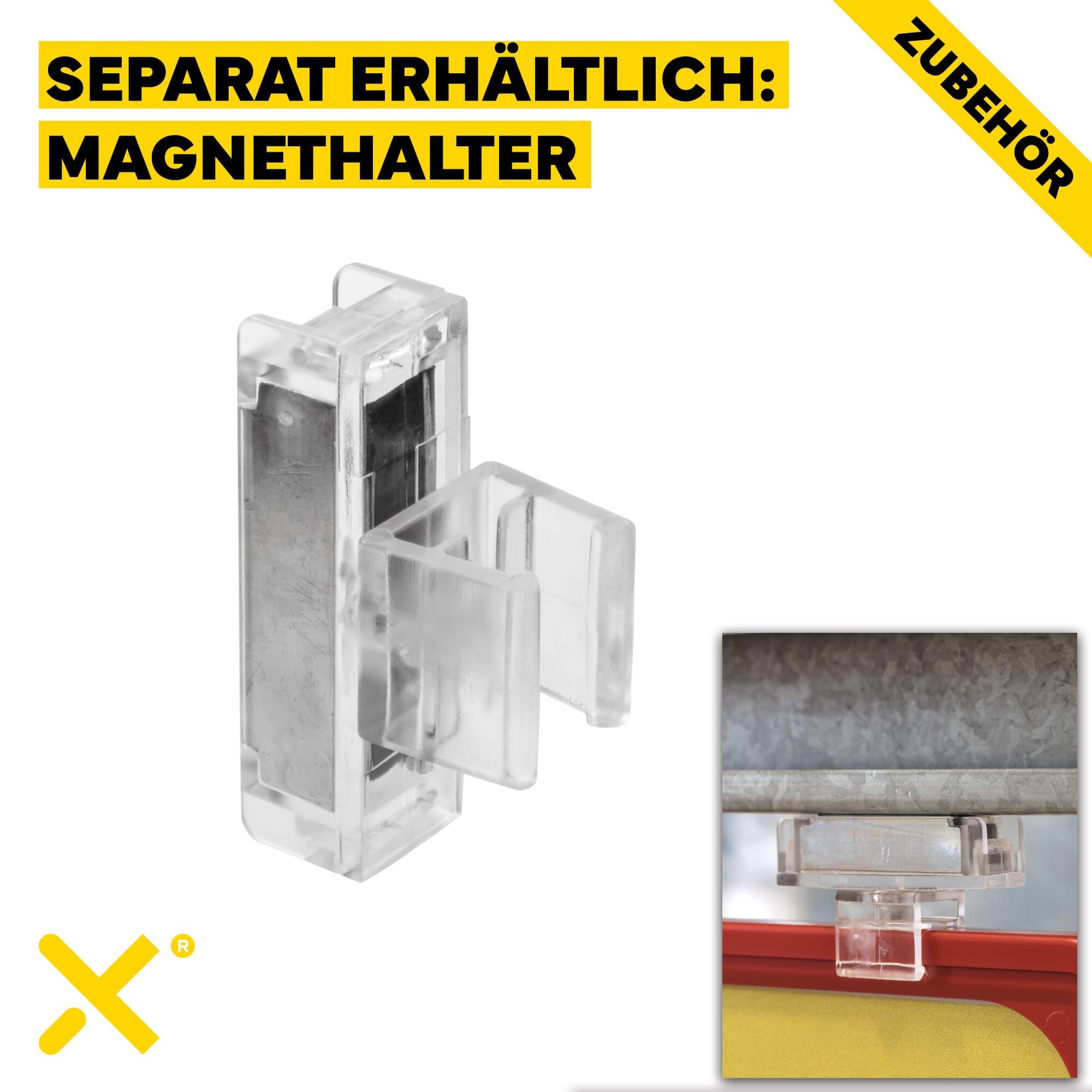 Plakatrahmen DIN A4 I Kunststoff Bilderrahmen A3 mit transparenter Hart-PVC Schutzhülle I Plakatrahmen Lager zur Lagerkennzeichnung im Hoch- & Querformat I Posterrahmen 5 Stück | Blau
