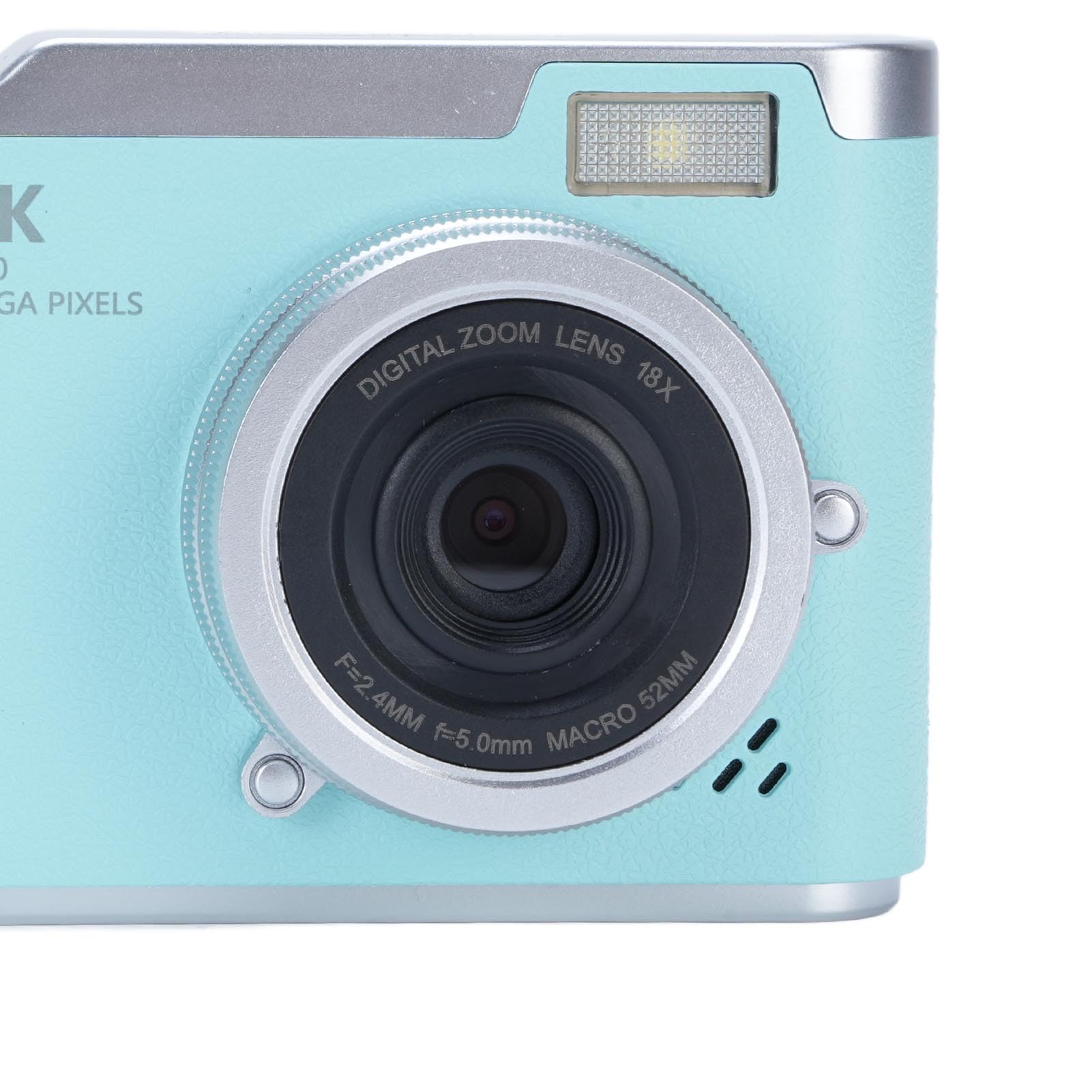 Topiky Cámara Digital 1080P 48MP Pantalla Abatible de 2,4 Pulgadas, Cámara de Vídeo Compacta con Zoom Digital 8X, de Fotografía para Niños y Adolescentes (Green)
