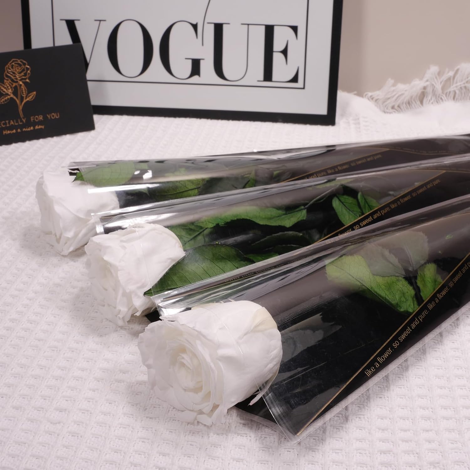 Yamonic Preserved Flowers Rose Gifts for Women Mom, Mom Birthday Gifts for Mother, Real Flower Rose for Her, Grandma, Wife, Girlfriend Gifts on Christmas, Mothers Day, Valentine's Day, Anniversary - Image 4