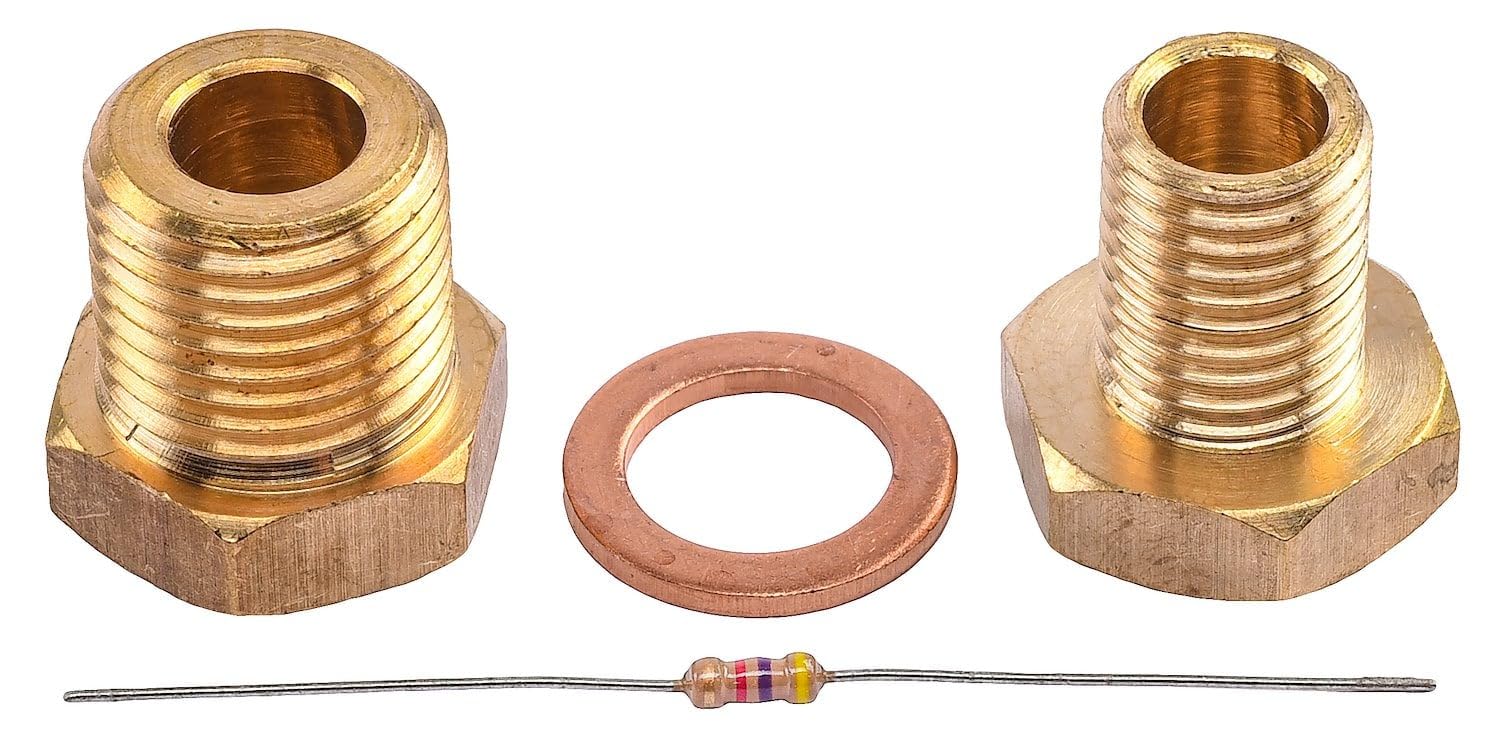 JEGS 41614 Gauge Adapter Kit GM LS Engine Swap Includes: (1) 1/8 in. NPT to 12 m