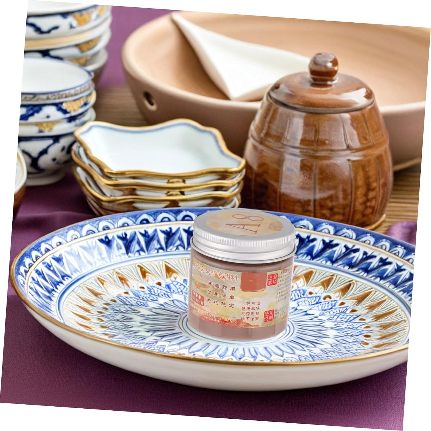 Ceramic Painting Under-glaze Pigment for Beginners, 120ml Brown