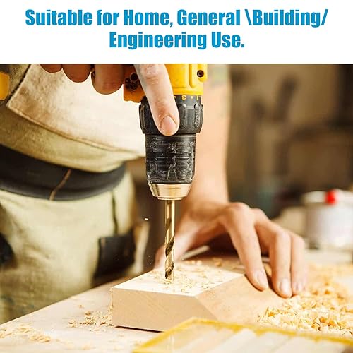 Miniatura 6 de Juego de 19 brocas de vástago hexagonal, brocas de acero de alta velocidad 4241 pequeñas de cambio rápido con soporte de 116 a 14 pulgadas con