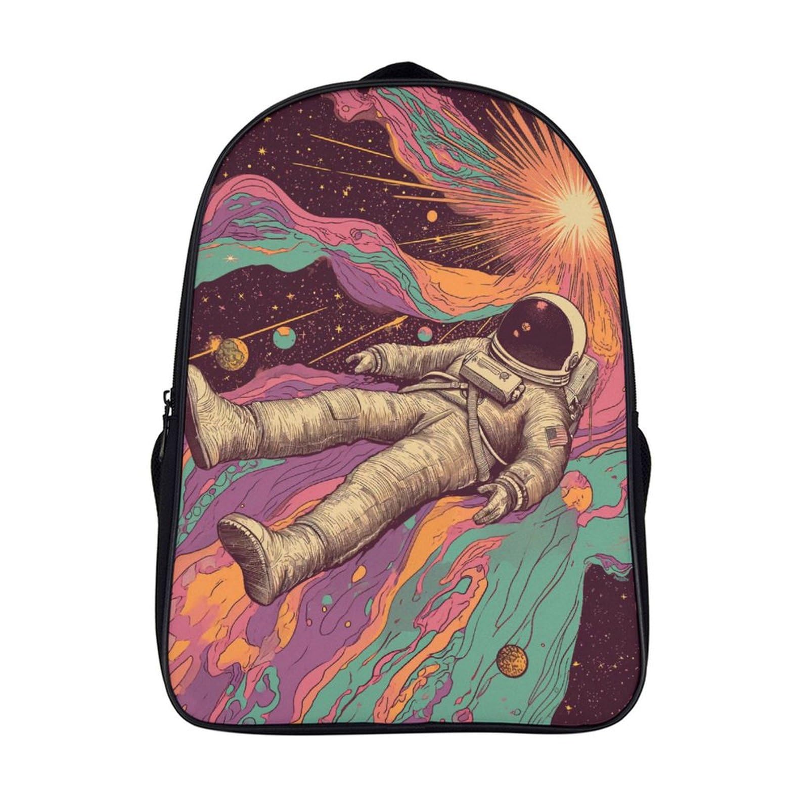 Sac à dos d'école astronaute pour garçons 40x28x16cm