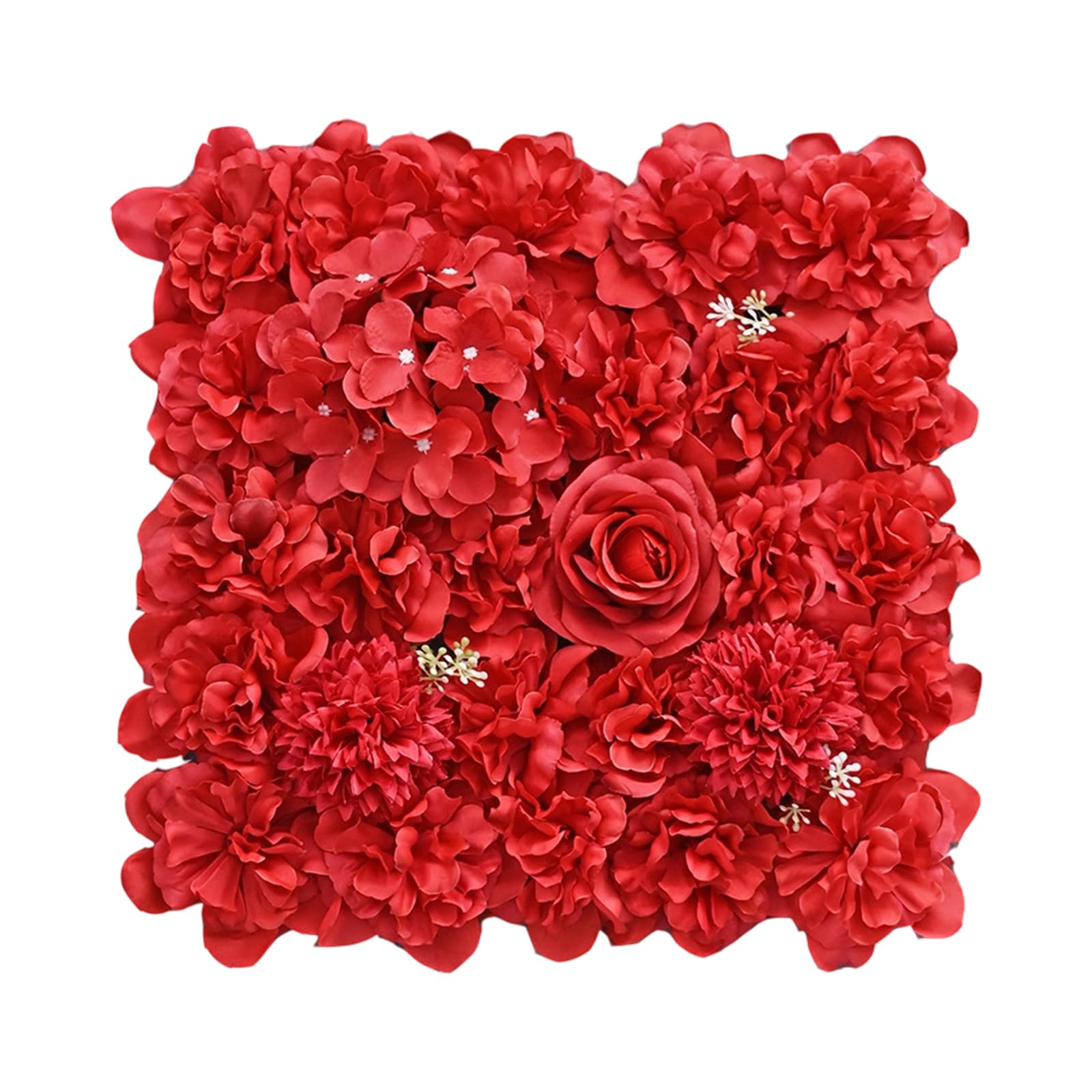 Nucelit Artificial Floral Backdrop Wall Panel Silk Roses Flower for Photography Studio and Ceremony Decoration Flower Wall Panel