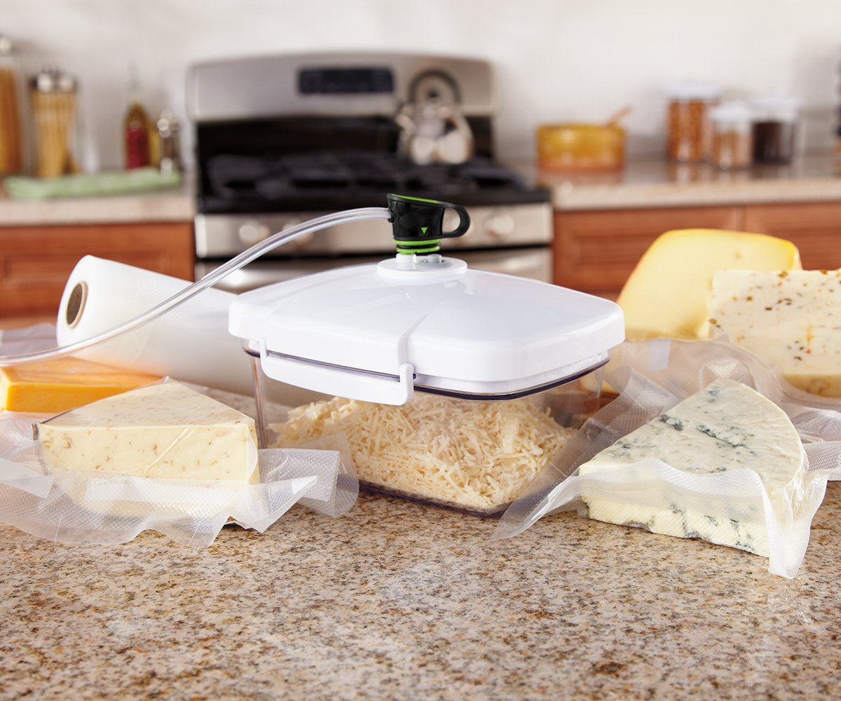 Amazon.com: FoodSaver Rectangular Canister with Bonus Cheese