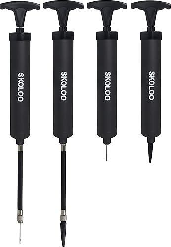 Miniatura 7 de Skoloo Kit de inflado portátil de 100in con aguja boquilla manguera de extensión para fútbol baloncesto fútbol voleibol agua polo de rugby ejercicio