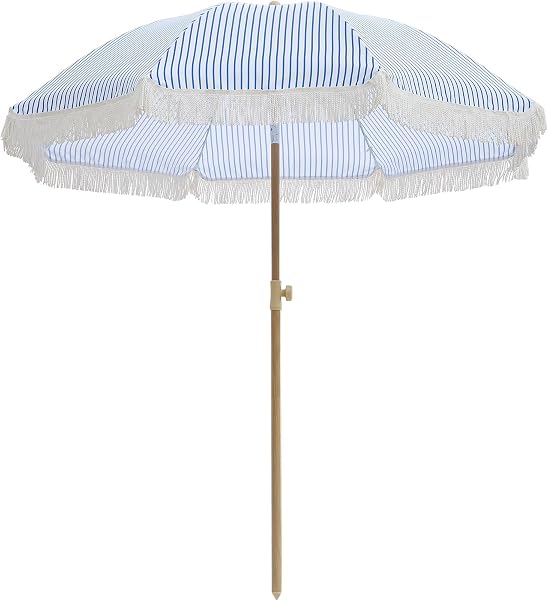 Aohanoi Outdoor Umbrella - Sun Protection, Rain Resistant, Windproof with Manual Open-Close Feature - Ideal for Beach, C