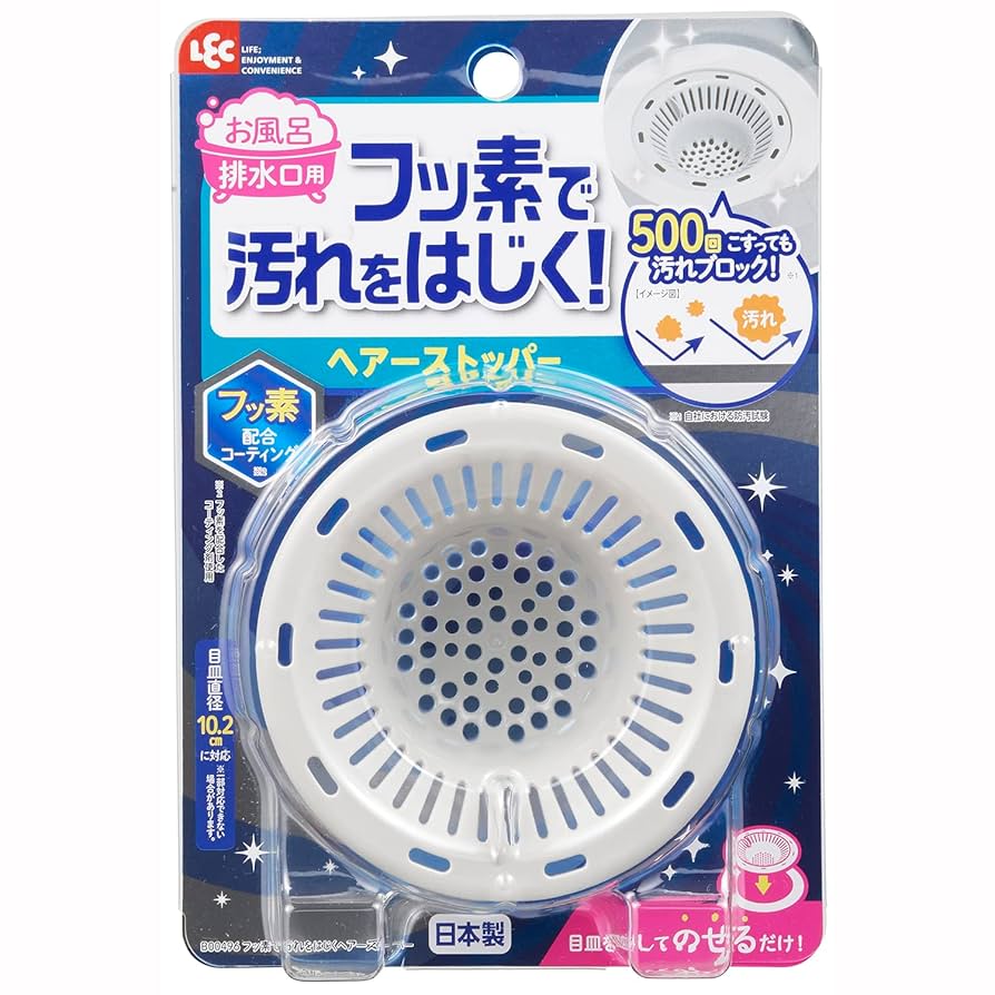Amazon.co.jp: レック フッ素で汚れをはじく お風呂 排水口用