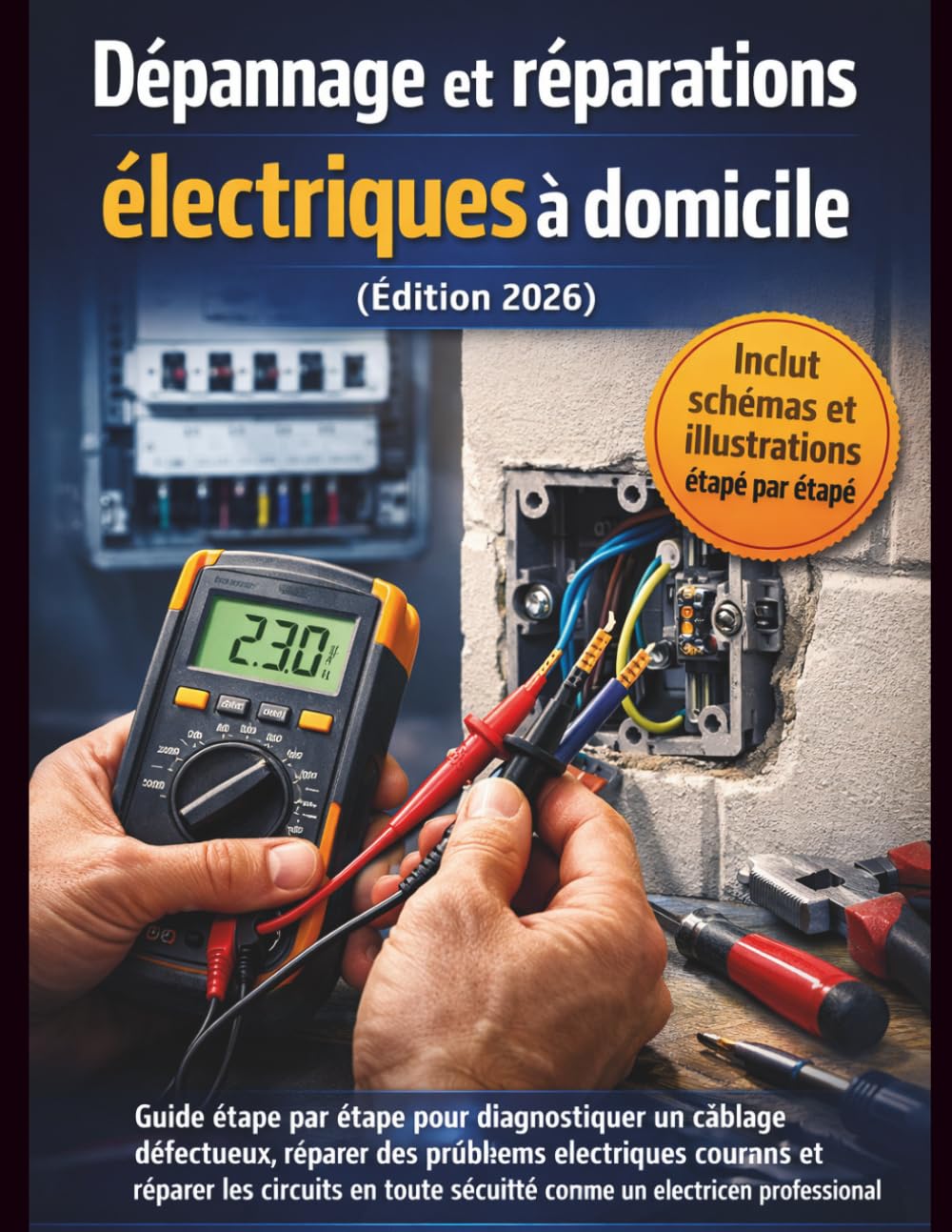 Dépannage et réparations électriques à domicile (Édition 2026): Guide étape par étape pour diagnostiquer un câblage défectueux, réparer des problèmes ... sécurité comme un électricien professionnel