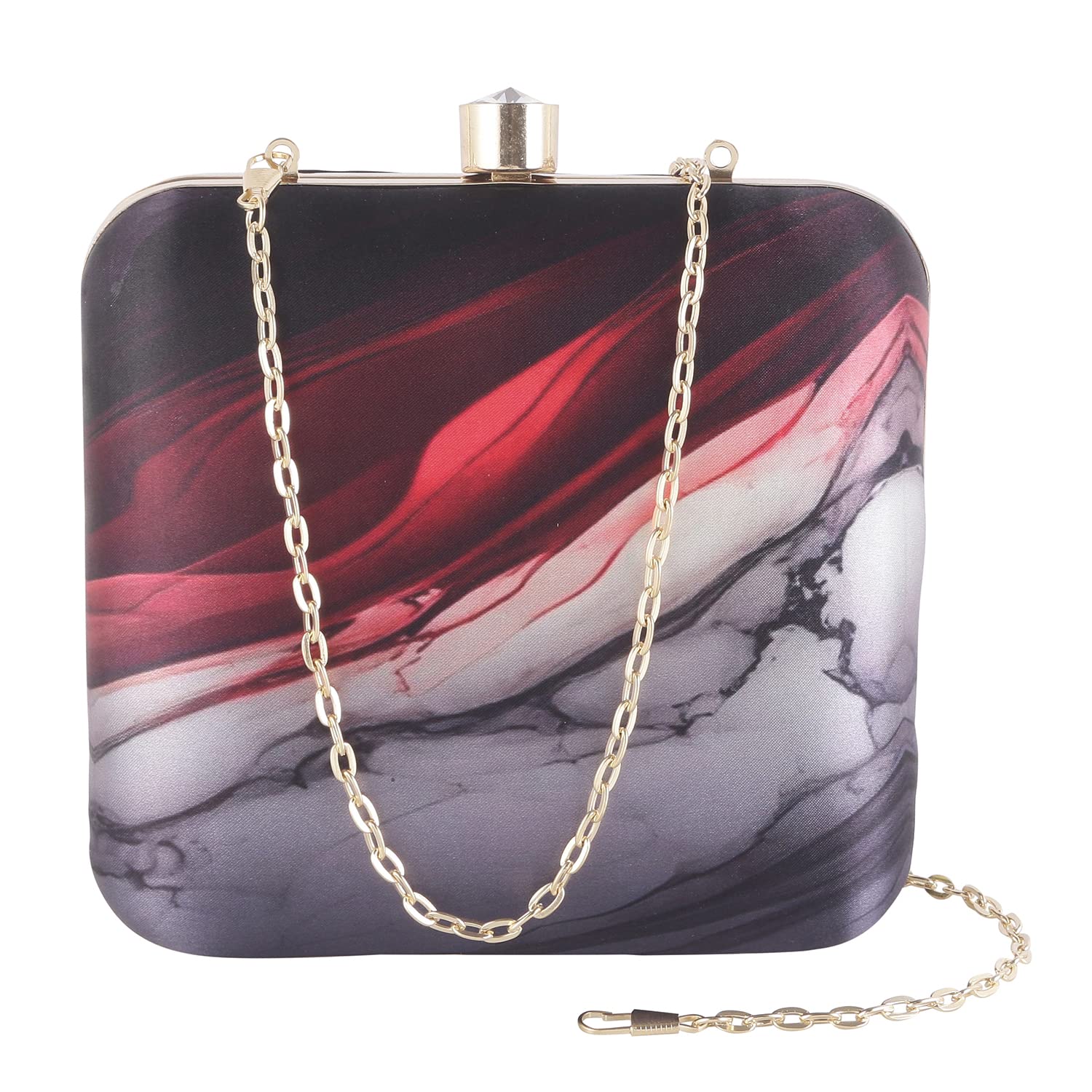 SWISNI Multicolor printed clutch bag II Womens Traditional Designer Clutch For Women & Girls II PRINTED CLUTCHES (B0C3MFZ7CD) Amazon Price History, Amazon Price Tracker
