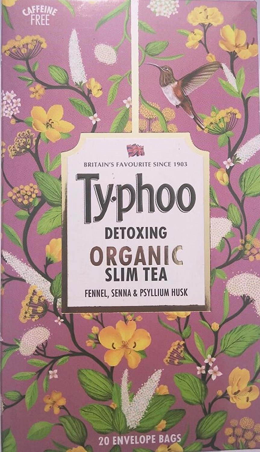 Typhoo Reducing Organic Herbal Tea Slim Tea with Fennel, Senna and Psyllium Husk. 20 Tea Bags (B07DJ6MFRZ) Amazon Price History, Amazon Price Tracker
