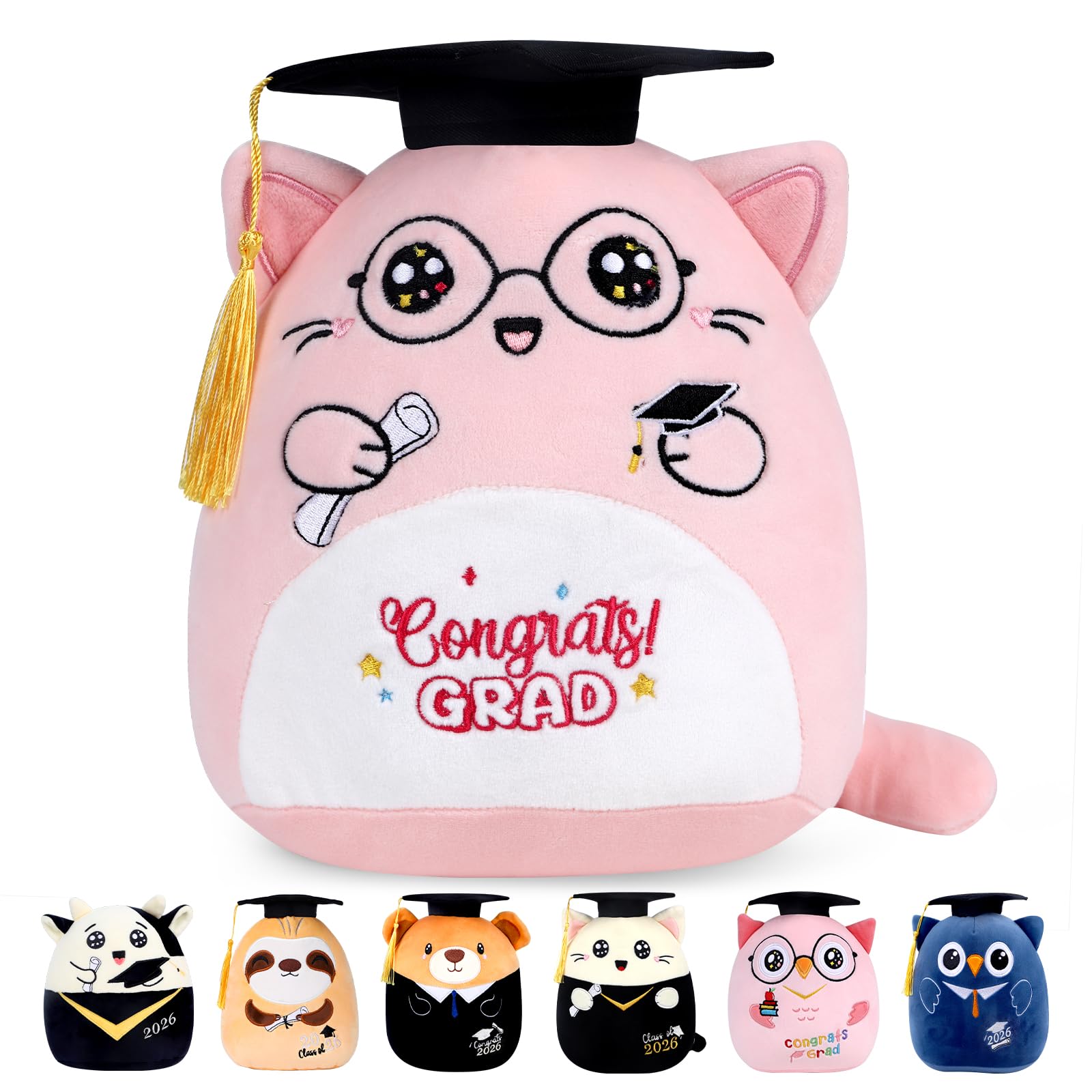 Amazon.com: refavor Graduation Stuffed Animal 2026, Congrats Grad