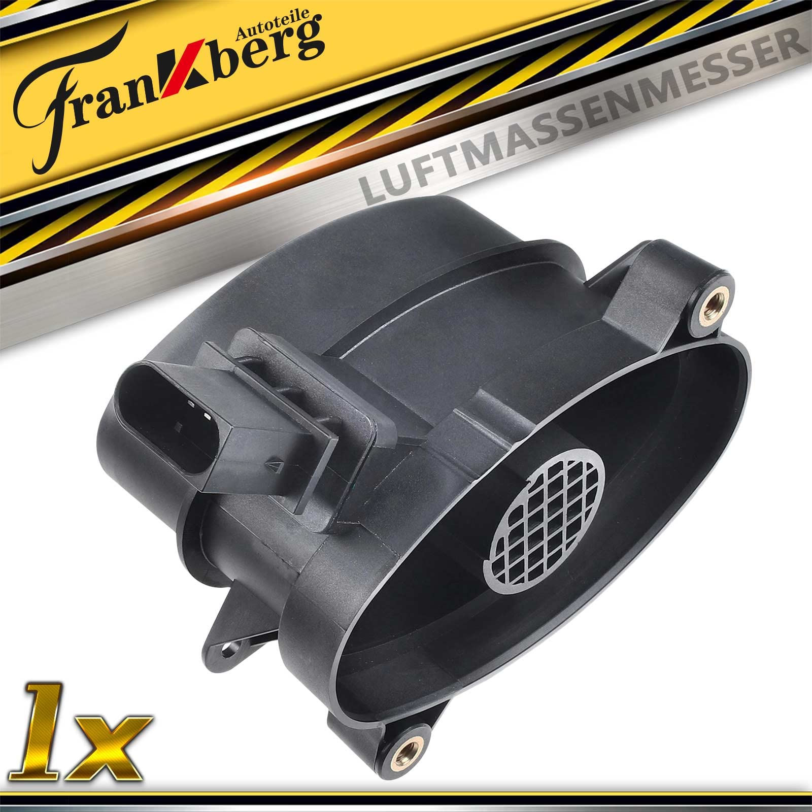 Frankberg Sensor de aire de admisión 4-Polos Compatible con Serie 3 Touring E91 Serie 3 Touring E46 Serie 5 Touring E61 X5 E70 Serie 3 E90 Replace# 0928400504