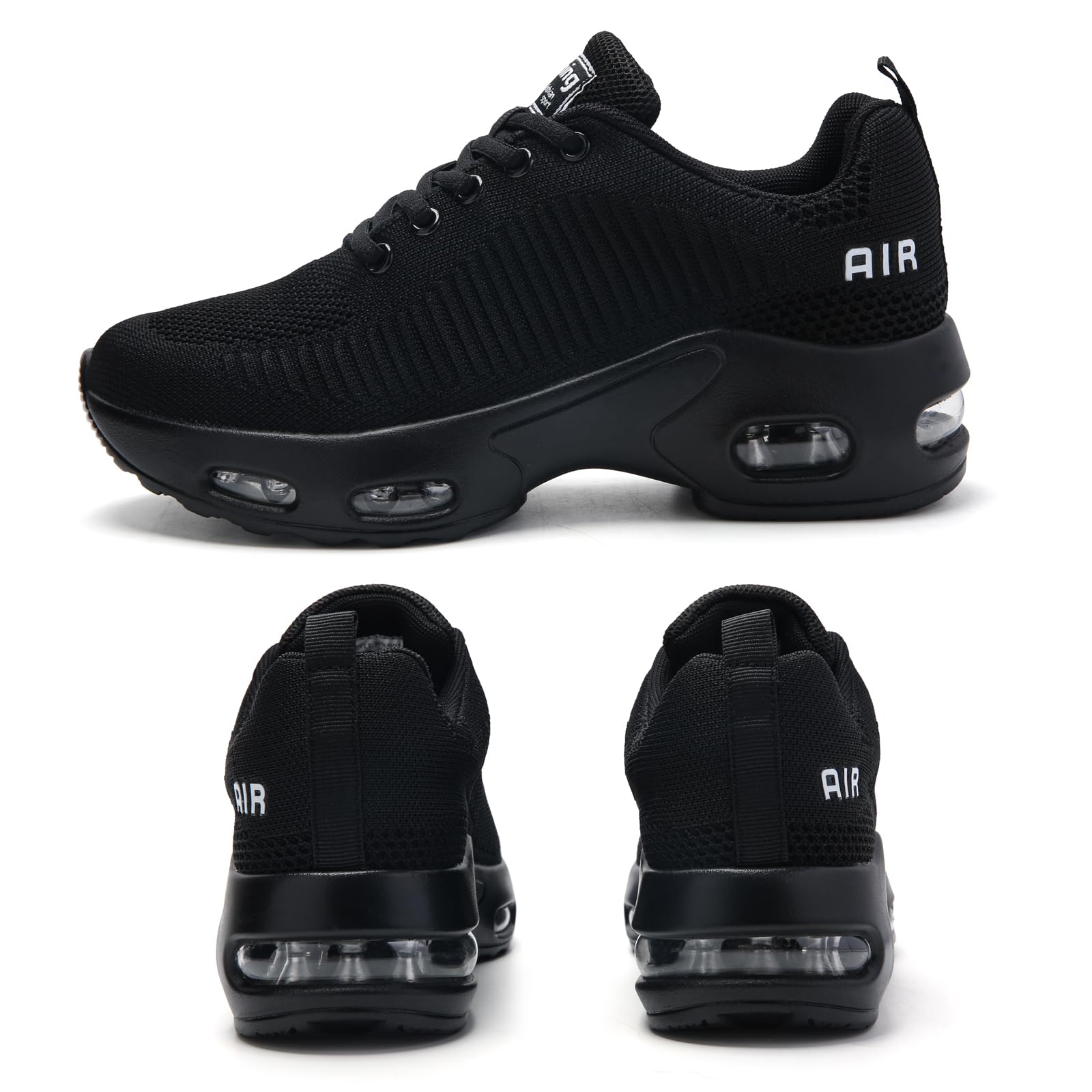 Zapatillas deportivas para mujer, con soporte de arco, de malla, cómodas para correr